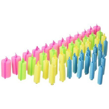 Conair Schuim Haarrollers - 48 Stuks, Assorti Kleuren - Hittevrije Krullen, Nachtkrullen, Schuimrollers met Opbergdoos