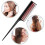3 Piece Triple Teasing Comb, Rat Tail Combs for Women, Tool Structure Tease Layers Rattail Comb, Rat Tail Comb for Back Combing Root Teasing, Adding V 4
