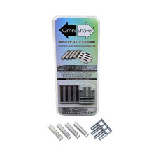 Premium Omnishaver Replacement Cartridge Refill Kit with One Blade Removal Tool - an Alternative to Disposable, Self…
