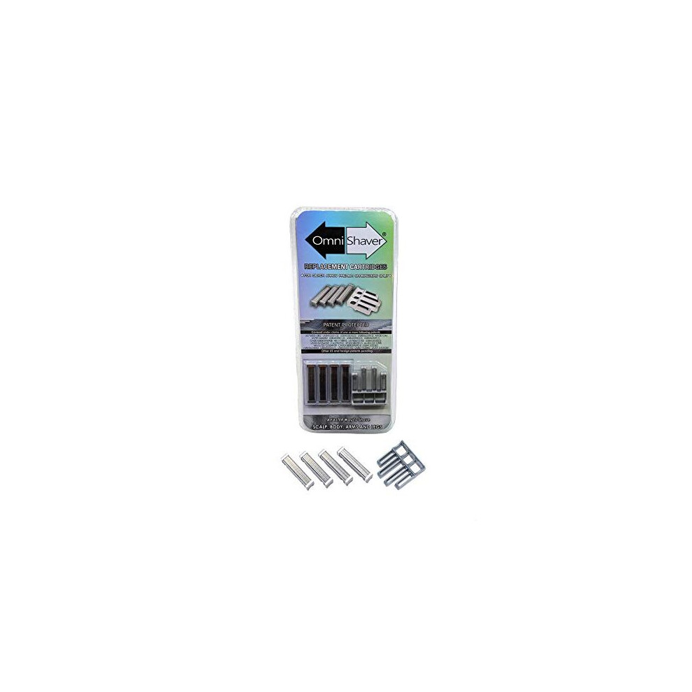 Photos - Razor / Razor Blade Premium Omnishaver Replacement Cartridge Refill Kit with One Blade Removal Tool - an Alternative to Disposable, Selfâ¦