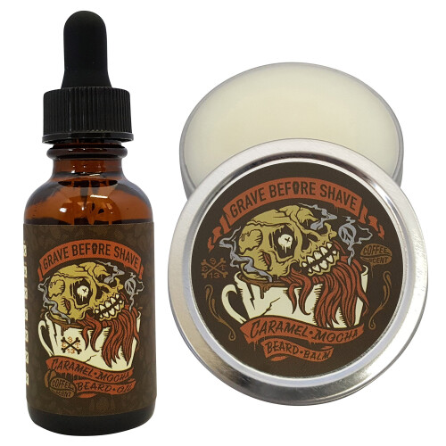 Grave Before Shave ΣΥΣΚΕΥΑΣΙΑ ΓΙΑ ΓΕΝΕΙΑΔΑ CARAMEL MOCHA