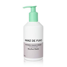 Hanz de Fuko Invisible Shave Cream: Premium scheercr   me voor de gevoelige huid (8oz) Sulfaat- en parabenenvrij