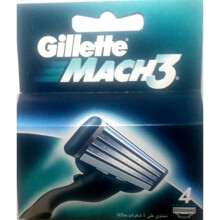 Gíllette Mach 3 Razor Refill Cartridges 4 Count