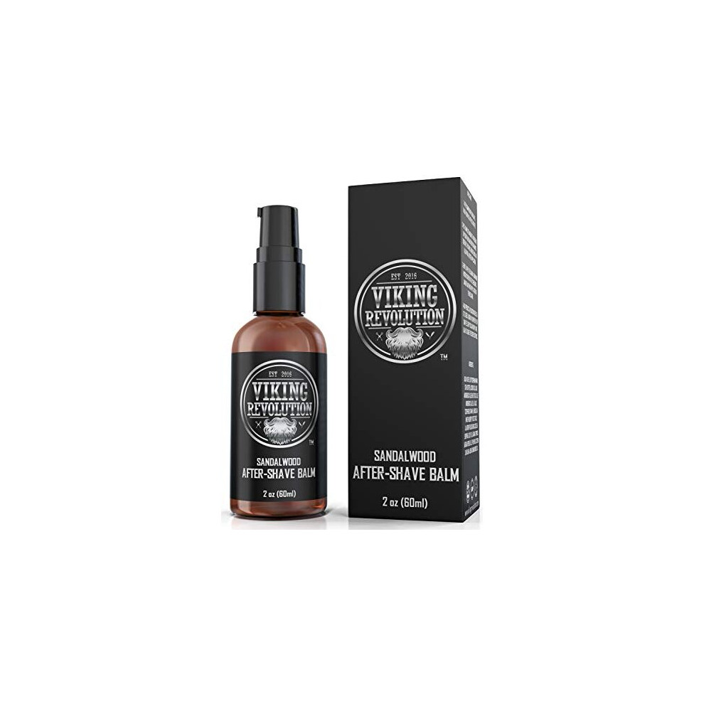 Viking Revolution Luxury After-Shave Balm For Men - Premium After-Shave Lotion - Soothes And Moisturizes Face After Shaving - Eliminates Razor Burn For A Silky Smooth F