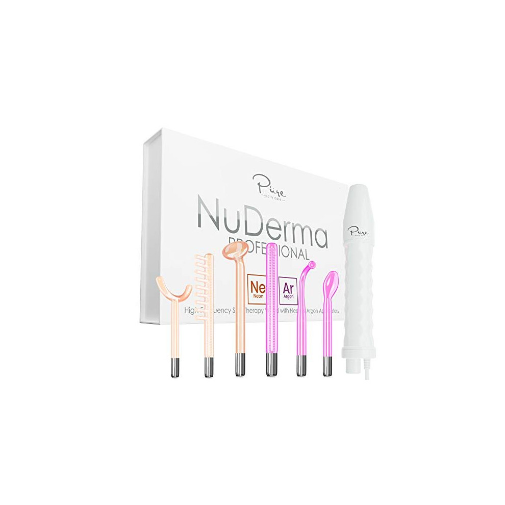 NuDerma Professional Skin Portable High Frequency Skin Therapy Machine