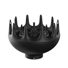 Black Orchid Hair Diffuser For Curly And Natural Hair - Professional Blow Dryer Diffuser to Maximize Frizz-Free Volume And Enhance Natural Curly Hair