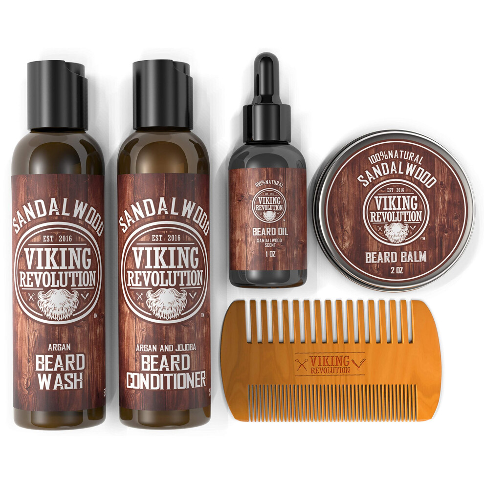 Ultimate Beard Care Conditioner Kit - Beard Grooming Kit for Men Softens, Smoothes and Soothes Beard Itch- Contains Beard Wash & Conditioner, Beard Oi