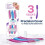 Schick, Hydro Silk Touch Up, Verschiedene Farben, 3 Einwegrasierer 5