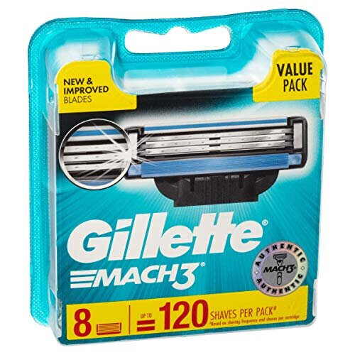 Gillette Gillette Mach 3 Razor Refill Cartridges 8 Count 2