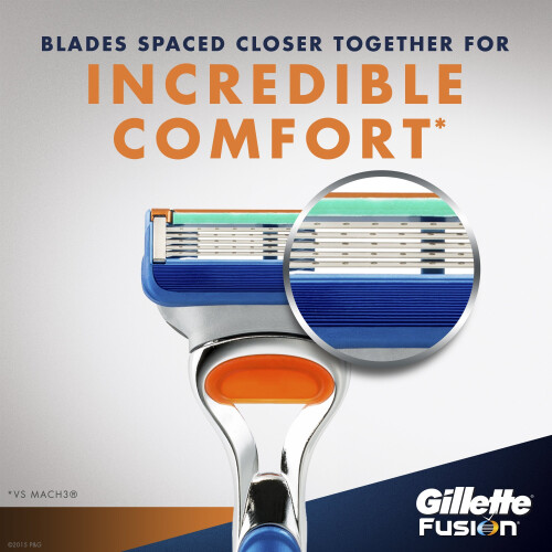 Gillette Gillette Fusion Men's Manual Razor Refills, 4 Count 2