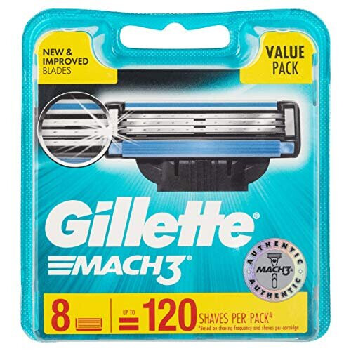 Gillette Gillette Mach 3 Razor Refill Cartridges 8 Count