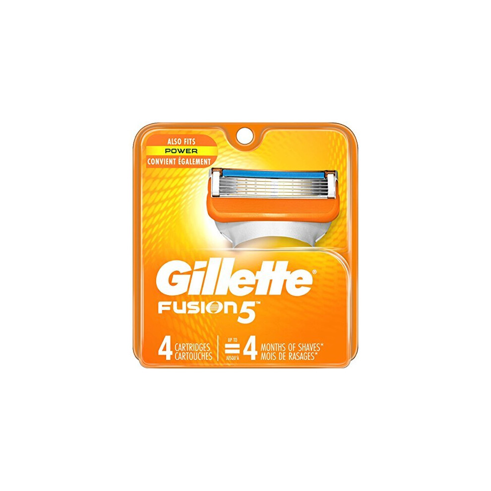 Gillette Fusion 5 Blade+ 1 Trimmer 4 Cartridge Refill Pack