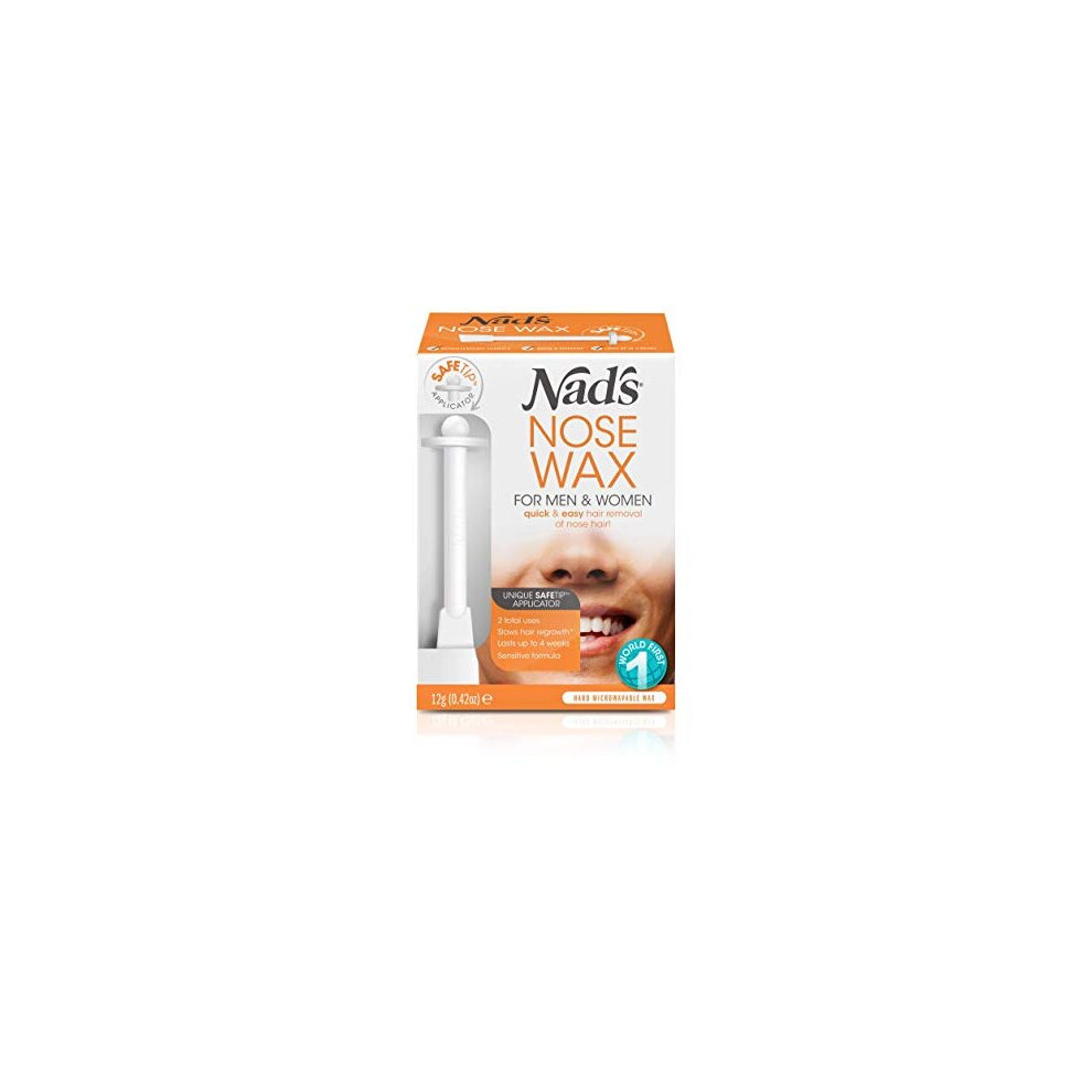 Nad's - Nose Wax For Men & Women With SafeTip Applicator - 0.42 oz.