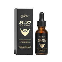Aceite para el Crecimiento de Barba con Biotina y Cafeína, Suero para el Crecimiento del Vello Facial
