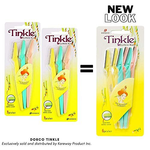 Tinkle Eyebrow Razor Pack of 6 1