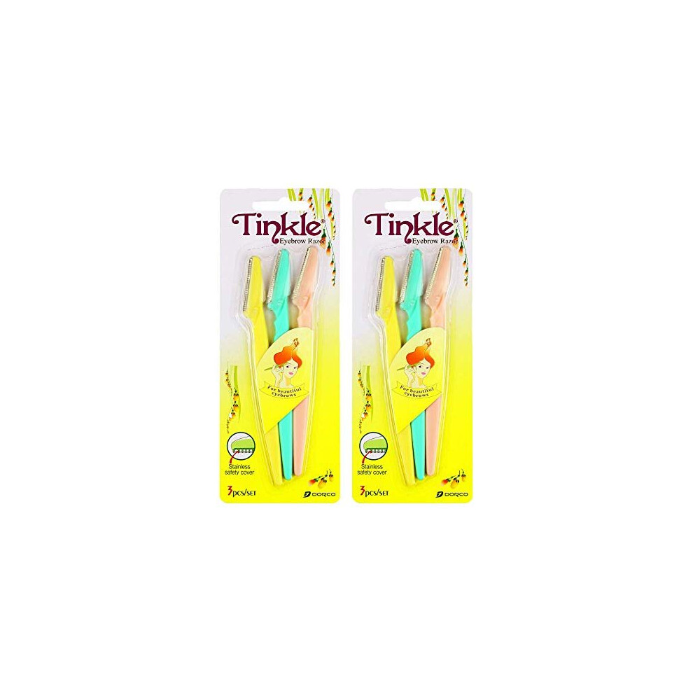 Tinkle Eyebrow Razor Pack Of 6