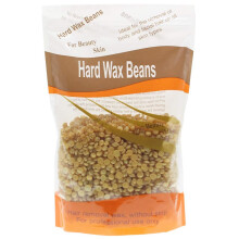 Korlin Hard Wax Beans for Face, Underarms, Brazilian, Bikini Hair Remover 10.6 Ounce (Gold)