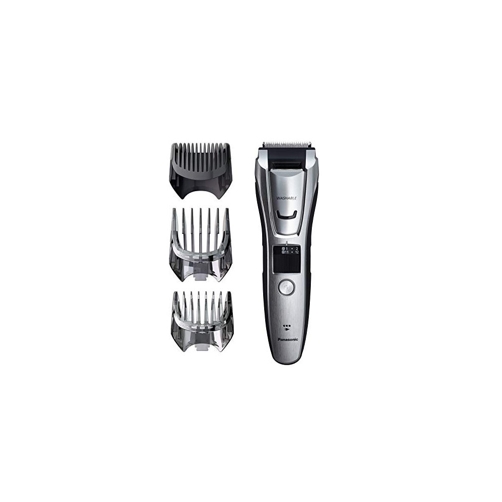 Panasonic Multigroom Beard Trimmer Kit For Face, Head, Body Hair Styling and Grooming, 39 Quick-Adjust Dial Trim Settings, Cordless/Cord, ER-GB80-S, S