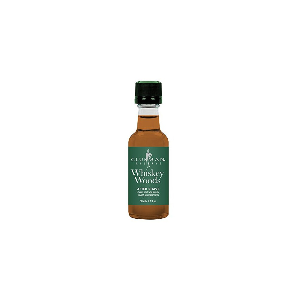 Clubman Reserve Whiskey Woods After Shave Lotion, Instantly Cools, Tones, Refreshes The Skin After Shaving, 1.7 Oz