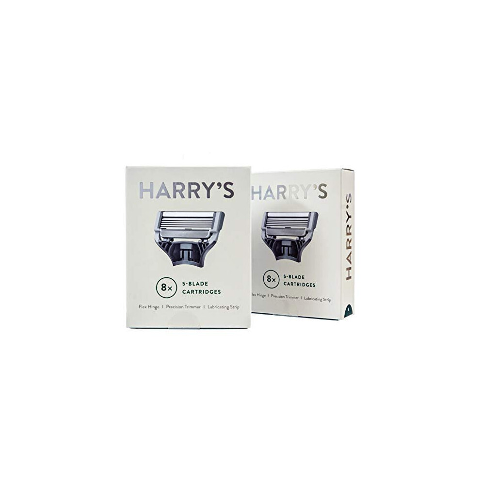 Harry's Men's Razor Blade Refills 8 Count (Twin Pack) 