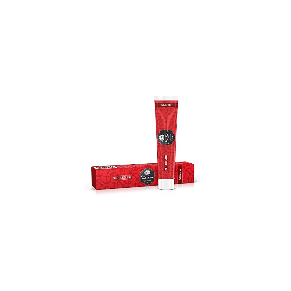 1 Original Old Spice Lather Shaving Cream Tube 70gms
