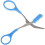 Eyebrow Scissors with Non Slip Finger Grips, Multi 4