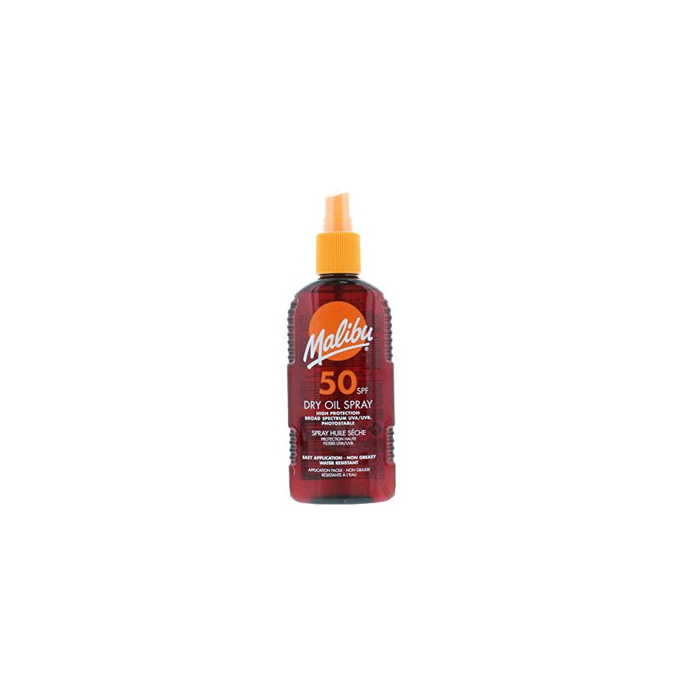 Malibu Sun Dry Oil Spray 200ml SPF50