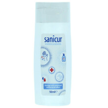 Sanicur Hand Sanitiser Clean Gel Additional Anitbacterial Effect 50ml