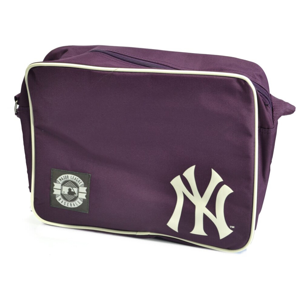 (Burgundy) New York Yankees MLB Airline Bag