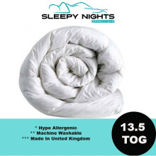 (Super-King) Duvet 13.5 Tog Anti Allergy Hollowfibre Quilt Winter Warm - Single/Double/King/Superking