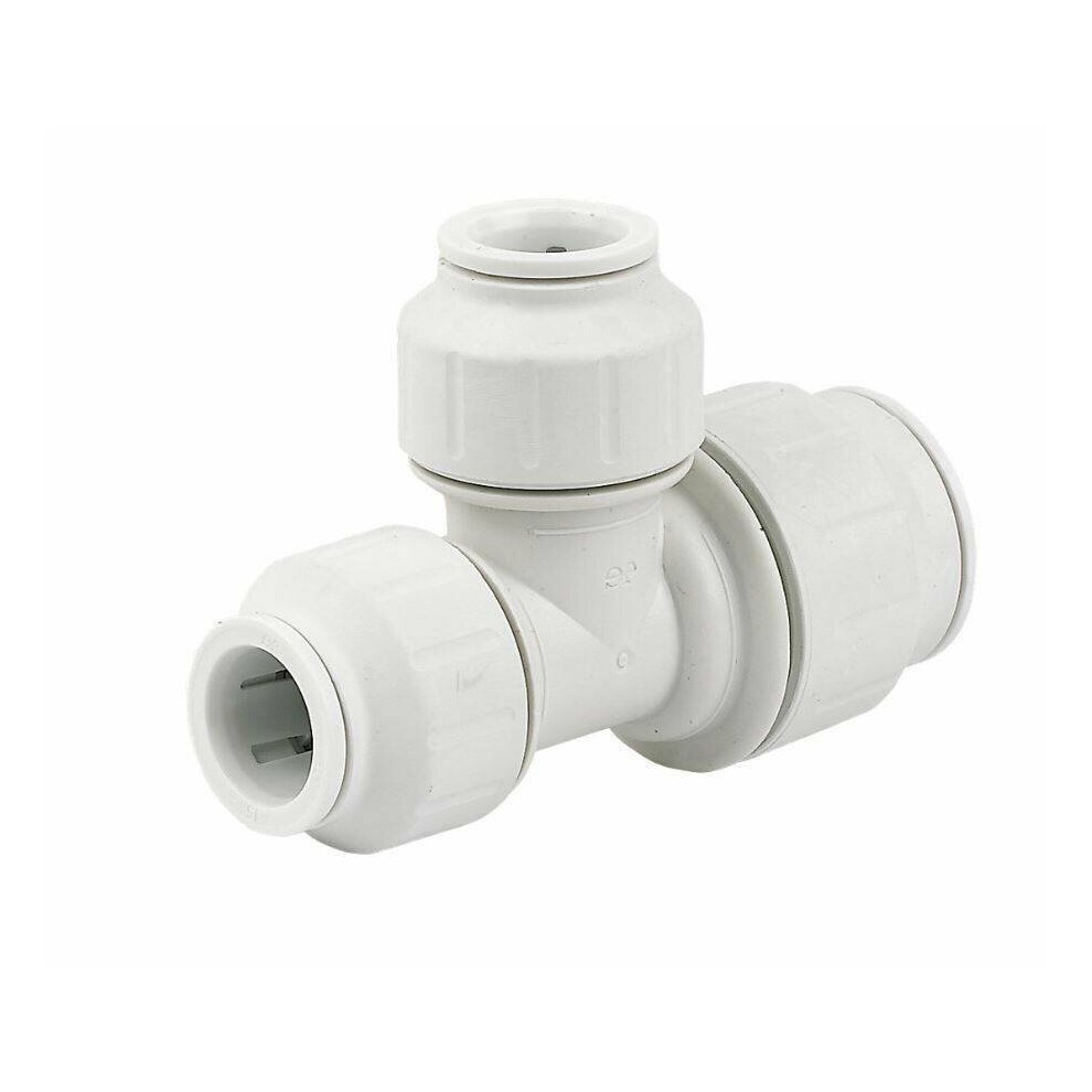 Jg Speedfit Plastic 1No. X Push-Fit Reducing Tee 22Mm X 15Mm X 15Mm 5055639143722