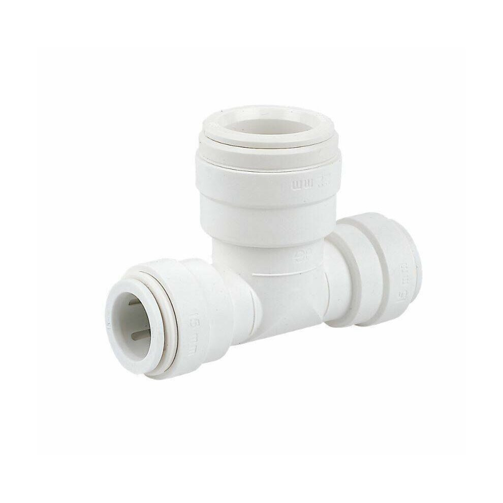 Jg Speedfit Plastic 1No. X Push-Fit Reducing Tee 15Mm X 15Mm X 22Mm (Branch) 5055639143692