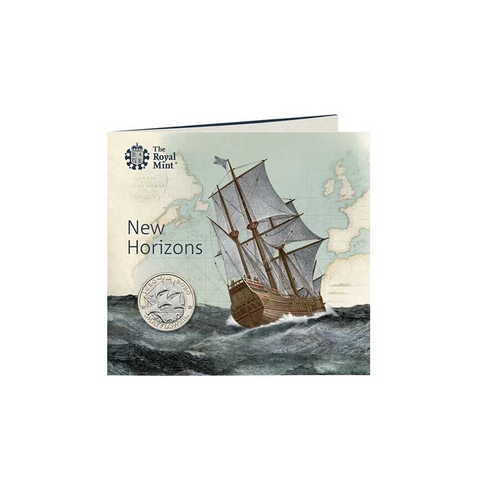 Mayflower 2020 UK 2 Brilliant Uncirculated Coin