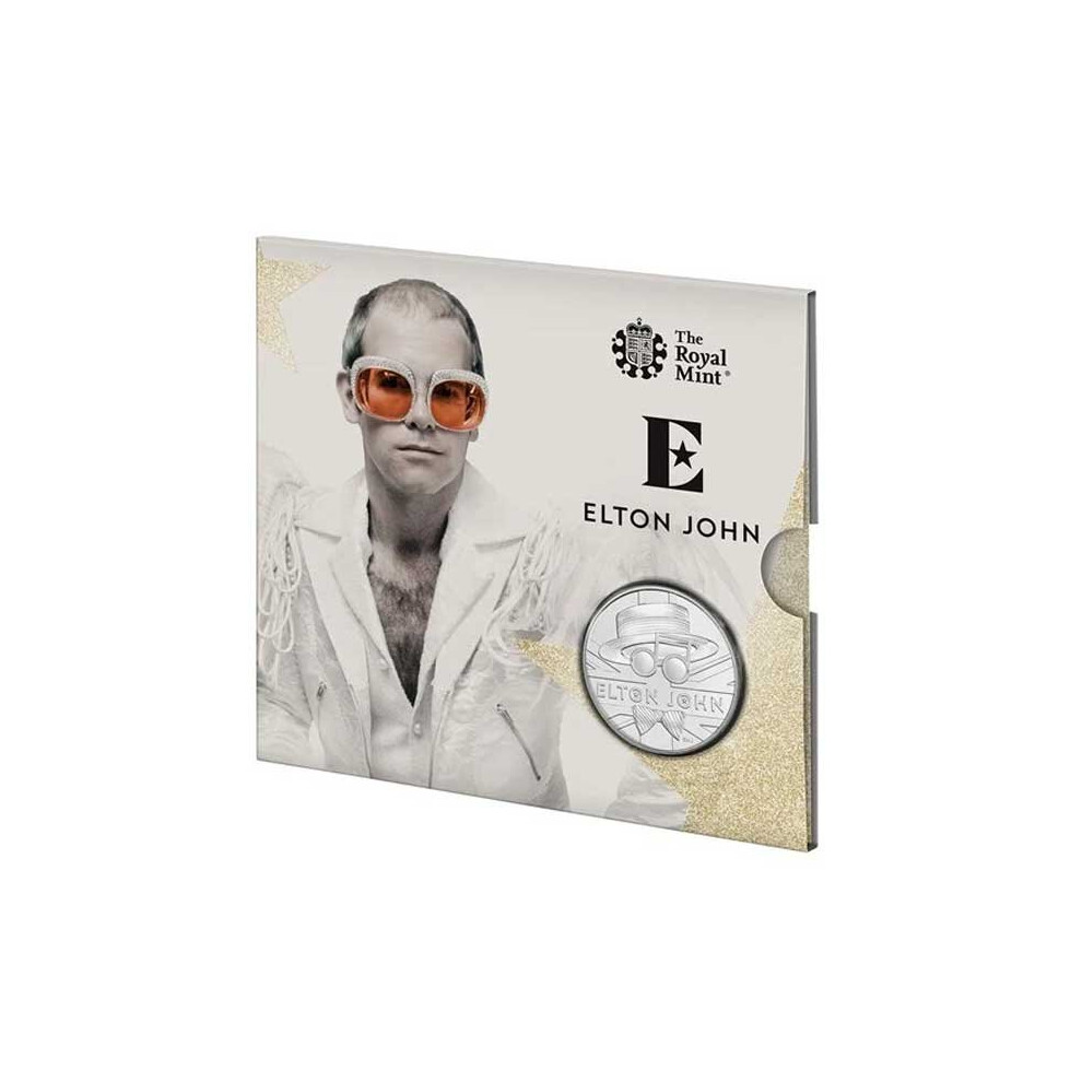 Elton John 2020 UK 5 Brilliant Uncirculated Coin