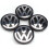 4x VW Alloy Wheel Centre Cap Caps 55mm VW Golf 1