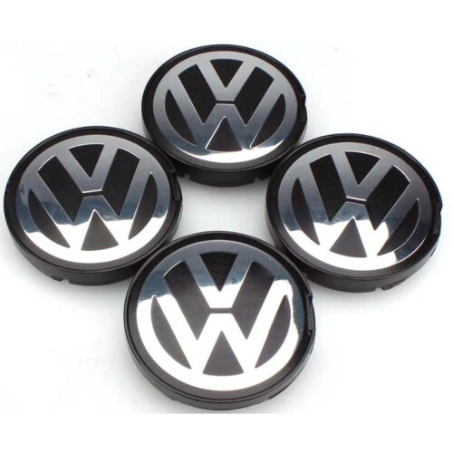 4x VW Alloy Wheel Centre Cap Caps 55mm VW Golf