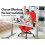 ELFORDSON (Red) ELFORDSON Massage Office Executive Chair 9