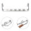 6X Kleiderbügel Magic Hook Metall Space Saver Closet Organizer Storage 3