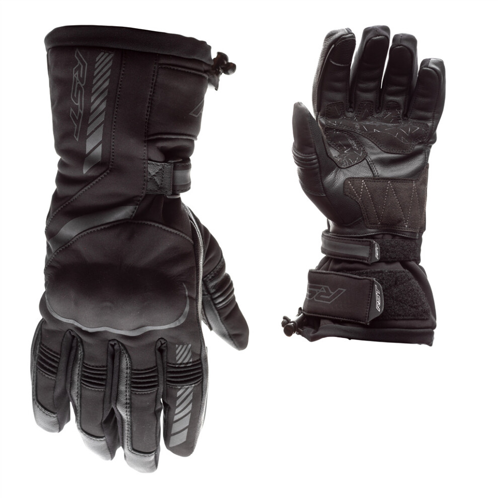 (11, ) Motorcycle Gloves Rst Atlas Ce Approved Mens Waterproof Rider Glove Black 5056136249412