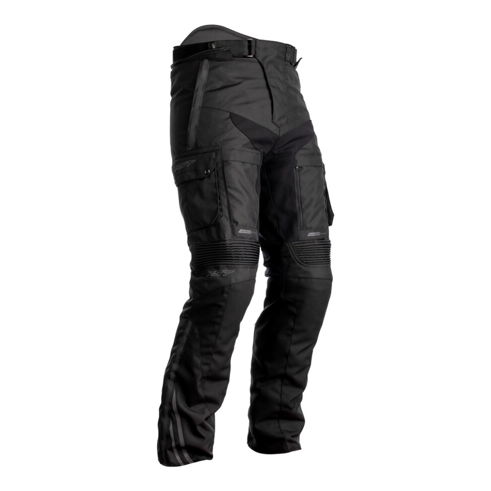 (44, / ) Rst Pro Series Adventure-X Jean Motorbike Motorcycle Ce Armour Textile Pants Black 5056136246183