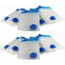 (10, L - 80x60cm) Vacuum Seal Clothes Bedding Storage Bags M/L/XL