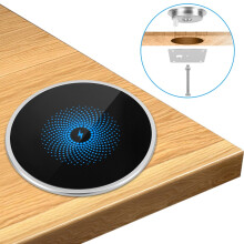 15W Ultra-thin Desktop Embedded Wireless Charger