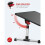 [Large Size] SAIJI Adjustable Laptop Bed Tray Table - 5-Height, 4-Angle Stand, Foldable Multipurpose Desk for Bed, Couch, Office 4