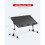 [Large Size] SAIJI Adjustable Laptop Bed Tray Table - 5-Height, 4-Angle Stand, Foldable Multipurpose Desk for Bed, Couch, Office 2