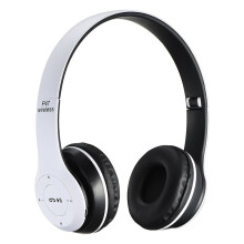 (White) Wireless Bluetooth P47 Headphone Headset Kids Gift