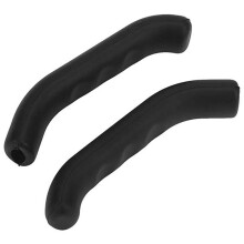 (Noir) Capot de protection du levier de frein pour vélo - Couleur unique disponible - Gel de silice