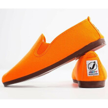 (Orange, EURO SIZE 39 UK SIZE 6) Women'S Ladies Mens Javer Flossy Style Espadrilles Plimsolls Flat Shoes Pumps