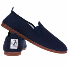 (Navy, EURO SIZE 41 UK SIZE 8) Women'S Ladies Mens Javer Flossy Style Espadrilles Plimsolls Flat Shoes Pumps