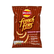 Walkers French Fries Worcester Sauce 21g x 32 Bags