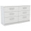 Birlea Birlea Lynx White Gloss 6 Drawer Chest 3